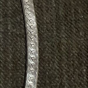 .925 Sterling HERRINGBONE LINK CHAIN BRACELET real solid Silver Fine Jewelry